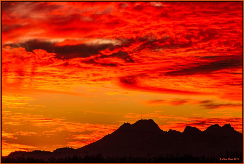 Buttes Sunset